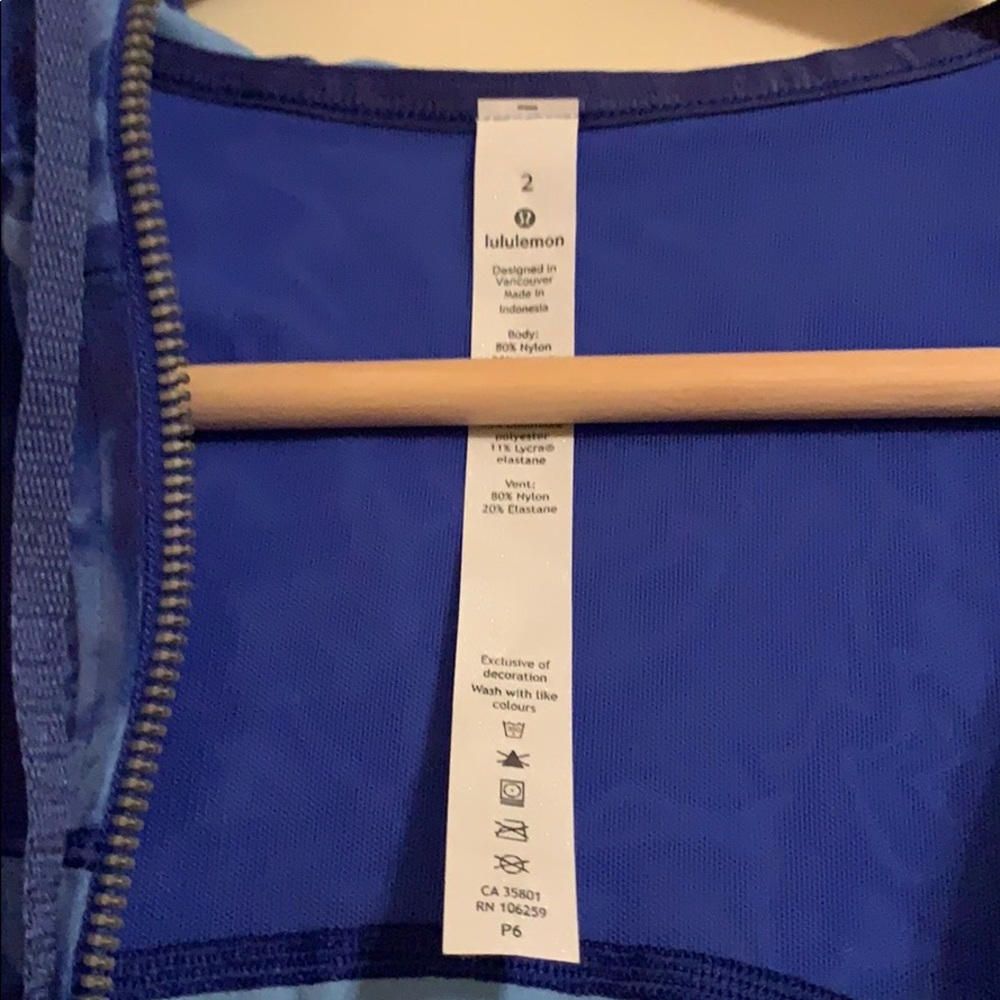 Lululemon Hooded Define Jacket Nulu Game Day Blue - Picture 8 of 9